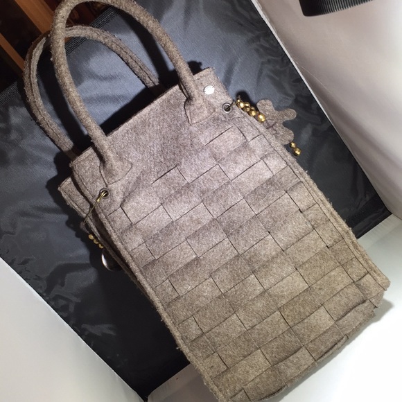 Rosamunda felt woven bag! Lightly used! - Picture 2 of 4